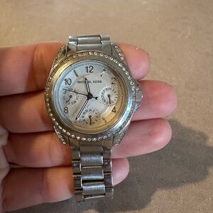 Michael Kors Silver Chronograph Watch